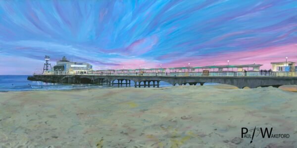 Bournemouth Pier Sunset – Original Painting