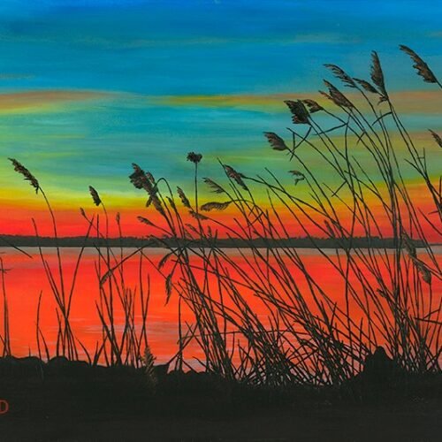 6small-1.jpg Brownsea Through the Seagrass – Original Painting