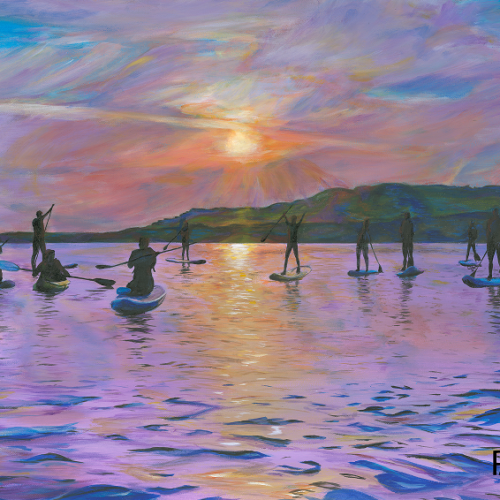 image09.png Paddleboarding at Kimmeridge Bay – Fine-Art Giclée Print