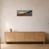 Bournemouth Beach Hut Sunset – Original Painting