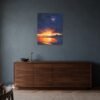 Sunset over Bournemouth Bay – Original Painting